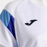 Tricou Sport Joma Montreal Femei – Alb/ Bleu - imagine 3