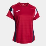 Tricou Sport Joma Montreal Femei – Roșu/bleumarin - imagine 4