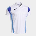 Tricou Sport Polo Joma Montreal Bărbat – Alb/bleu - imagine 4
