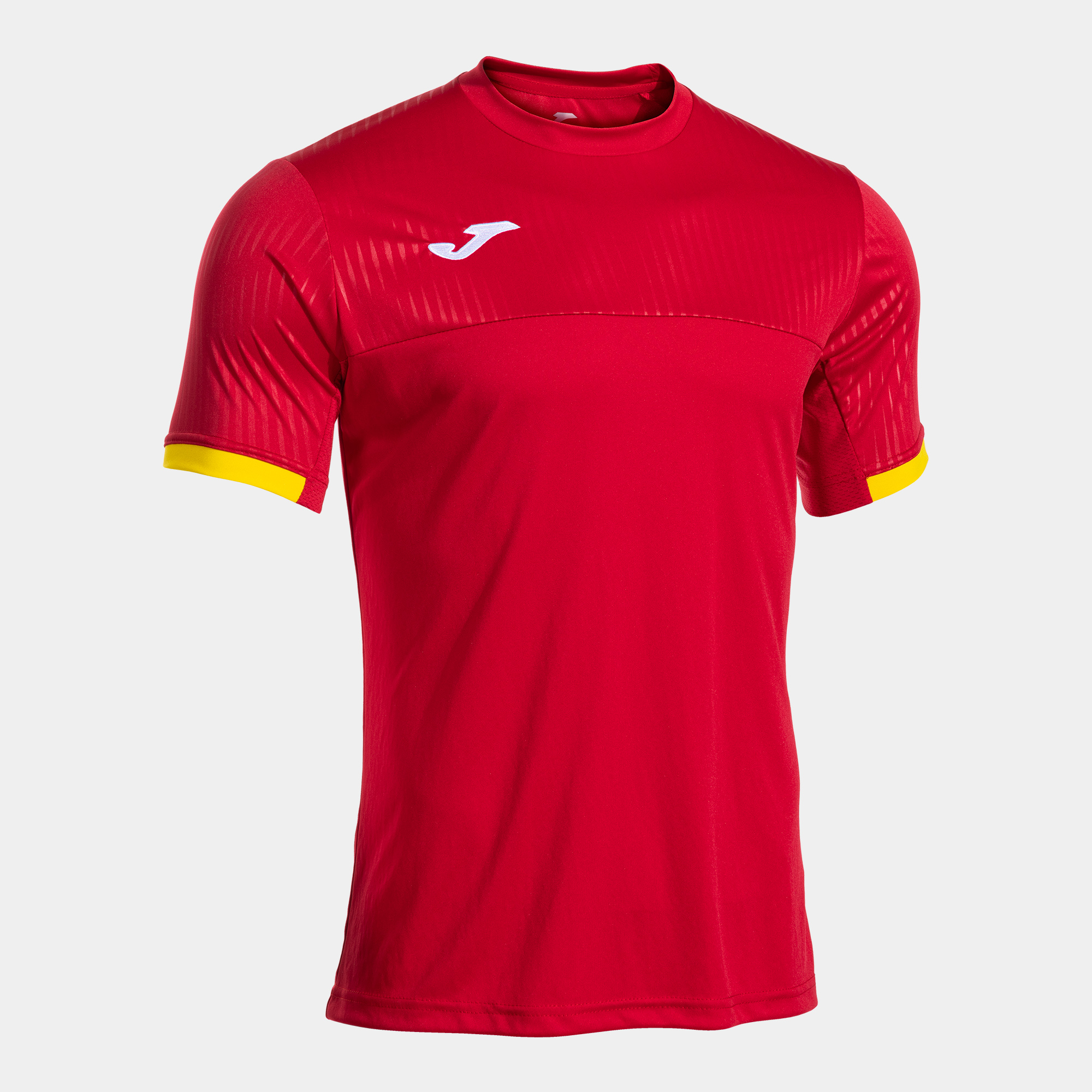 tricou-joma-maneca-scurta-montreal-rosu-galben-padel Tricou Joma Montreal Barbat - Rosu/galben - imagine 1