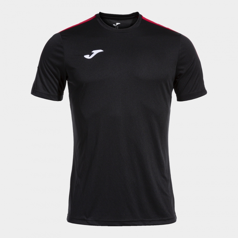 tricou-joma-olimpiada-short-sleeve-negru-rosu-padel5 Tricou Joma Olimpiada Nos Barbat- Negru/rosu - imagine 1