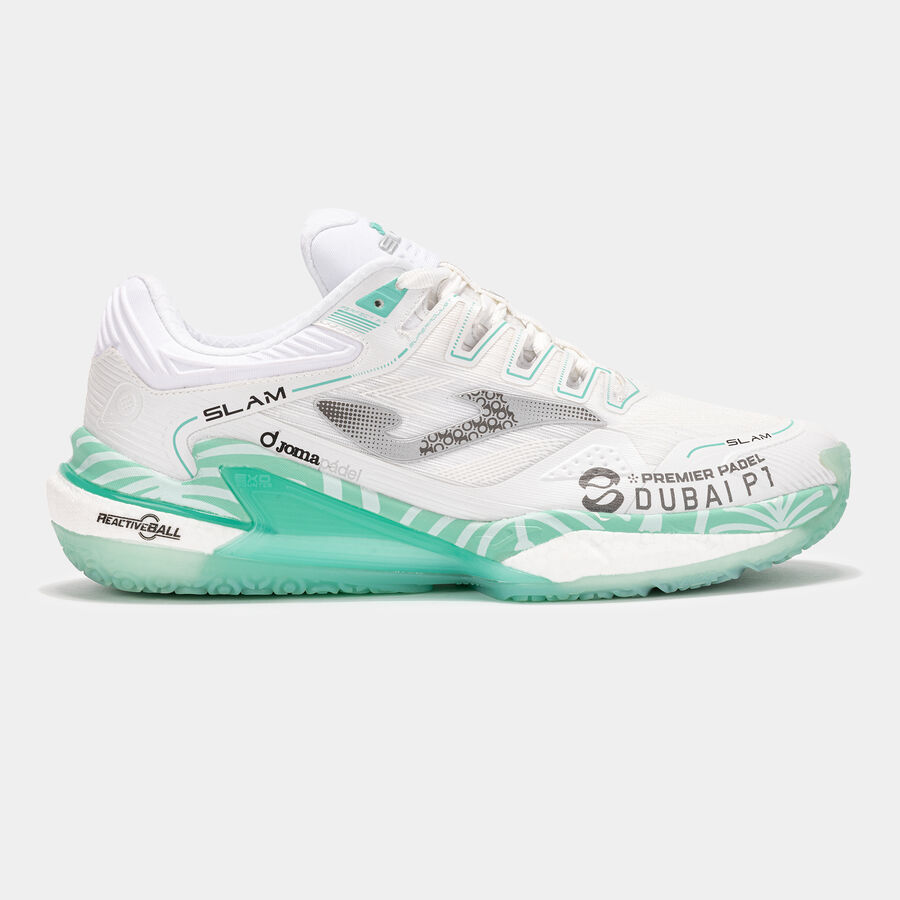 Pantofi-Sport-Slam-Men-25-Dubai-Premier-Padel-P1-BărbaȚi-Alb-padel Pantofi Joma Slam Men 2572 Premier Padel Dubai - imagine 1