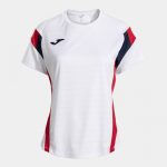 Tricou Sport Joma Montreal Femei - Alb/rosu