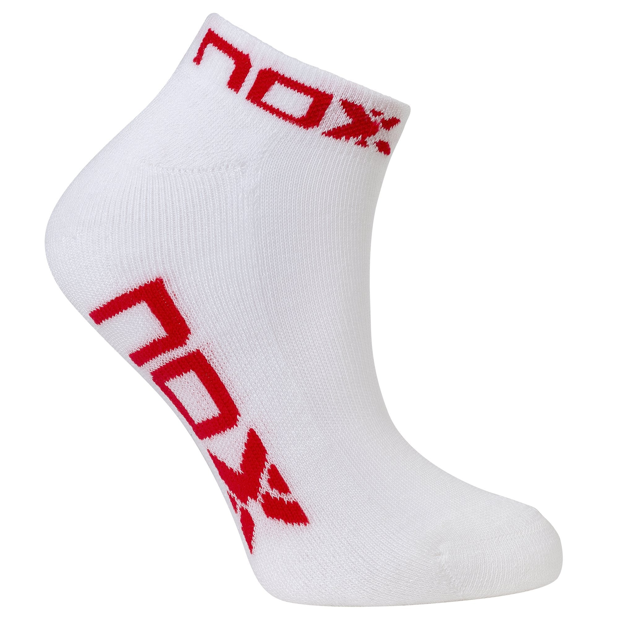 RED-padel Sosete Nox Scurte Sport - Alb/Rosu 35-39 - imagine 1