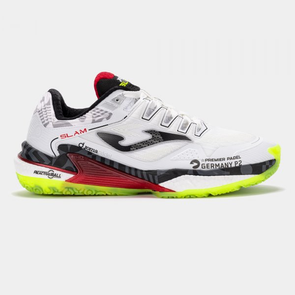 TSLAMS2652OM-SLAM-BĂRBAȚI-2652-ALB-ROȘU-padel Pantofi Joma Slam Men 2652 Alb/rosu - imagine 1