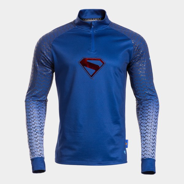 104044AA294A-BLUZĂ-SUPERMAN-MARINO-padel Bluza Joma Superman Barbat - Albastru - imagine 1