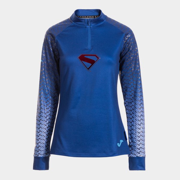 902405AA294A-BLUZĂ-SUPERMAN-MARINO-padel Bluza Joma Superman Femei - Albastru - imagine 1