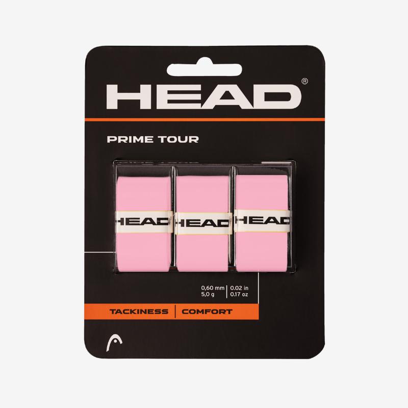 Overgrips-Head-Prime-Tour-Pink-3-Units-padel OVERGRIP HEAD PRIME TOUR- ROZ PACHET 3 BUCAȚI - imagine 1