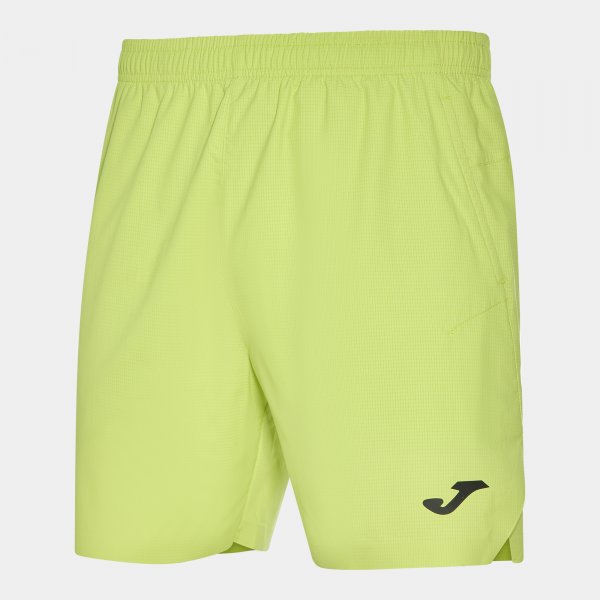 103953.427-BERMUDA-ICONIC-LIMA-padel Pantaloni Scurți Joma Iconic Bărbat - Verde Lime - imagine 1